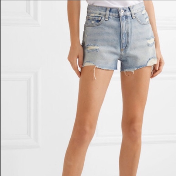 Rag And Bone Maya Highrise Jean Shorts 